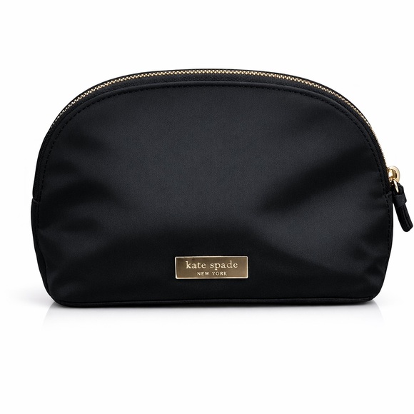 Kate Spade Marcy Owl Nylon Cosmetic Bag Novelty Pouch EUC - Picture 3 of 10